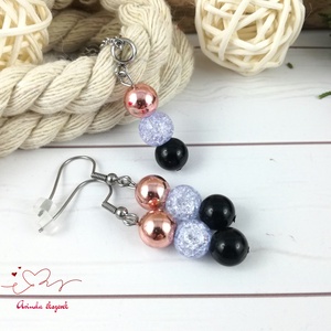 Aranyló napfény kék hegyikristály hematit ónix ásvány karkötő - ékszer - karkötő - bogyós karkötő - Meska.hu