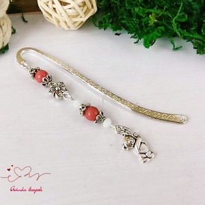 Piros maci könyvjelző egyedi ajándék ballagásra évzáróra pedagógusnak születésnapra névnapra nőnek lánynak  - könyv & zene - könyvjelző - Meska.hu