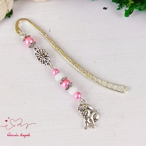 Rózsaszín kutya könyvjelző egyedi ajándék ballagásra évzáróra pedagógusnak születésnapra névnapra nőnek lánynak  - könyv & zene - könyvjelző - Meska.hu