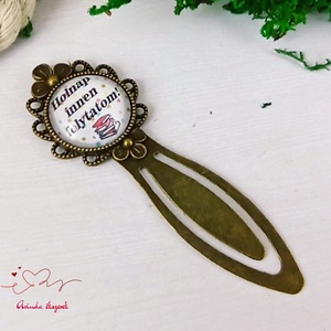 Holnap innen folytatom üveglencsés könyvjelző egyedi ajándék ballagásra évzáróra pedagógusnak születésnapra névnapra nő - könyv & zene - könyvjelző - Meska.hu