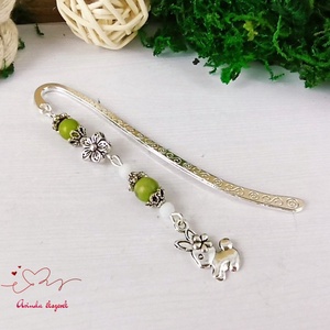 Zöld nyuszi könyvjelző egyedi ajándék ballagásra évzáróra pedagógusnak születésnapra névnapra nőnek lánynak  - könyv & zene - könyvjelző - Meska.hu