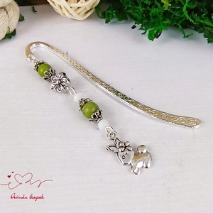 Zöld nyuszi könyvjelző egyedi ajándék ballagásra évzáróra pedagógusnak születésnapra névnapra nőnek lánynak  - könyv & zene - könyvjelző - Meska.hu