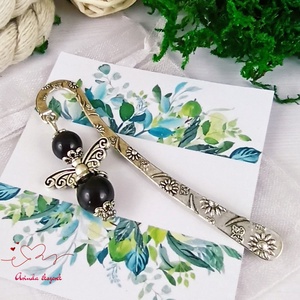 Fekete tekla angyal könyvjelző egyedi ajándék ballagásra évzáróra pedagógusnak születésnapra névnapra nőnek lánynak   - könyv & zene - könyvjelző - Meska.hu