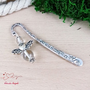 Hegyikristály ásvány angyal könyvjelző egyedi ajándék ballagásra évzáróra pedagógusnak születésnapra névnapra nőnek lány - könyv & zene - könyvjelző - Meska.hu