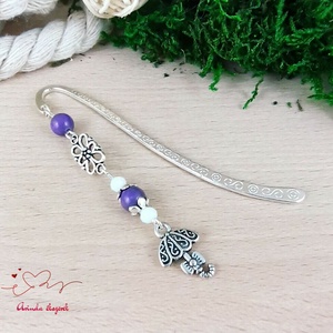 Lila ernyő könyvjelző egyedi ajándék ballagásra évzáróra pedagógusnak születésnapra névnapra nőnek lánynak  - könyv & zene - könyvjelző - Meska.hu