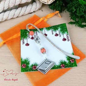 Narancssárga könyv könyvjelző egyedi ajándék ballagásra évzáróra pedagógusnak születésnapra névnapra nőnek lánynak  - könyv & zene - könyvjelző - Meska.hu