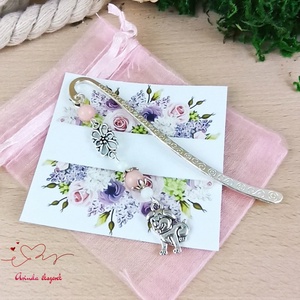 Rózsaszín kutya könyvjelző egyedi ajándék ballagásra évzáróra pedagógusnak születésnapra névnapra nőnek lánynak  - könyv & zene - könyvjelző - Meska.hu