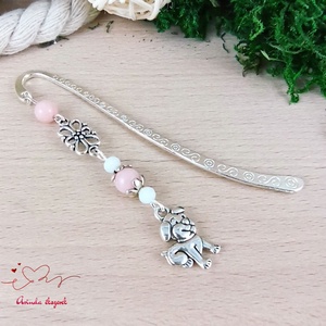 Rózsaszín kutya könyvjelző egyedi ajándék ballagásra évzáróra pedagógusnak születésnapra névnapra nőnek lánynak  - könyv & zene - könyvjelző - Meska.hu