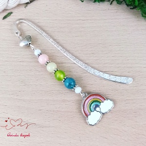 Szivárvány könyvjelző egyedi ajándék ballagásra évzáróra pedagógusnak születésnapra névnapra nőnek lánynak  - könyv & zene - könyvjelző - Meska.hu