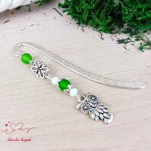 Zöld bagoly könyvjelző egyedi ajándék ballagásra évzáróra pedagógusnak születésnapra névnapra nőnek - könyv & zene - könyvjelző - Meska.hu