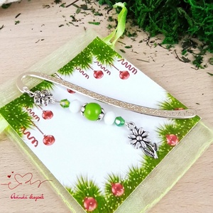 Zöld virág könyvjelző egyedi ajándék ballagásra évzáróra pedagógusnak születésnapra névnapra nőnek lánynak  - könyv & zene - könyvjelző - Meska.hu