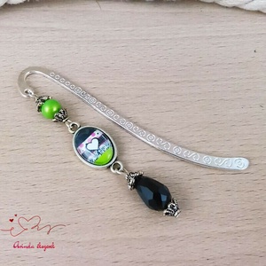 Vidám szívek könyvjelző egyedi ajándék ballagásra évzáróra pedagógusnak születésnapra névnapra nőnek lánynak  - könyv & zene - könyvjelző - Meska.hu