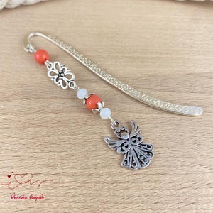 Narancs angyal könyvjelző egyedi ajándék ballagásra évzáróra pedagógusnak születésnapra névnapra nőnek lánynak  - könyv & zene - könyvjelző - Meska.hu