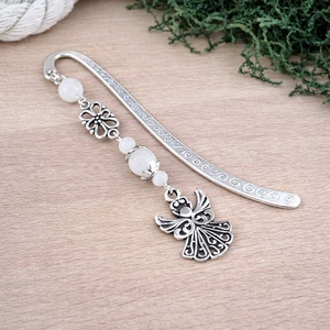 Fehér angyal könyvjelző  - Meska.hu