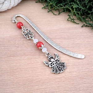 Narancs angyal könyvjelző  - Meska.hu