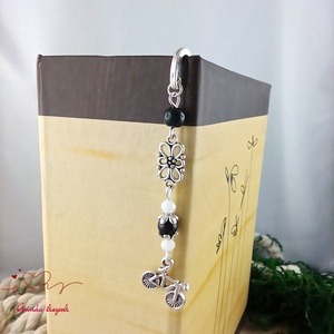 Fekete bicikli könyvjelző  - könyv & zene - könyvjelző - Meska.hu