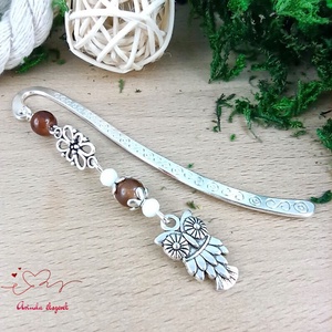 Barna bagoly könyvjelző  - könyv & zene - könyvjelző - Meska.hu