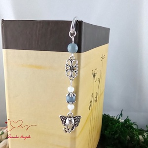 Szürke elefánt könyvjelző  - könyv & zene - könyvjelző - Meska.hu