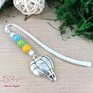 Hőlégballon könyvjelző , Könyv & Zene, Könyvjelző, Ékszerkészítés, Gyöngyfűzés, gyöngyhímzés, MESKA