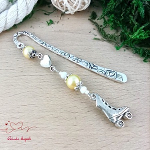 Vanília görkori könyvjelző  - könyv & zene - könyvjelző - Meska.hu