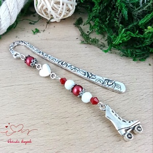 Piros görkori könyvjelző  - könyv & zene - könyvjelző - Meska.hu