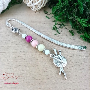 Fonalgombolyag könyvjelző egyedi ajándék ballagásra évzáróra pedagógusnak születésnapra névnapra nőnek lánynak , Könyv & Zene, Könyvjelző, Ékszerkészítés, Gyöngyfűzés, gyöngyhímzés, MESKA