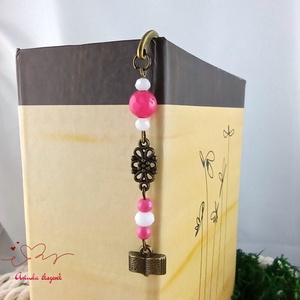 Pink könyv könyvjelző  - könyv & zene - könyvjelző - Meska.hu