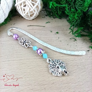 Páva könyvjelző , Könyv & Zene, Könyvjelző, Ékszerkészítés, Gyöngyfűzés, gyöngyhímzés, MESKA