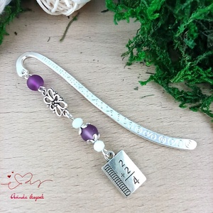 Lila matekképlet könyvjelző - könyv & zene - könyvjelző - Meska.hu