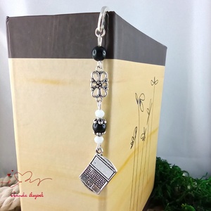 Fekete laptop notebook könyvjelző  - könyv & zene - könyvjelző - Meska.hu