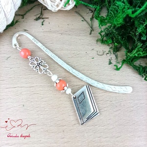 Narancssárga könyv könyvjelző  - könyv & zene - könyvjelző - Meska.hu