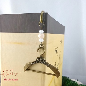 Vállfa könyvjelző  - könyv & zene - könyvjelző - Meska.hu