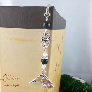 Fekete vonalzó könyvjelző  - könyv & zene - könyvjelző - Meska.hu