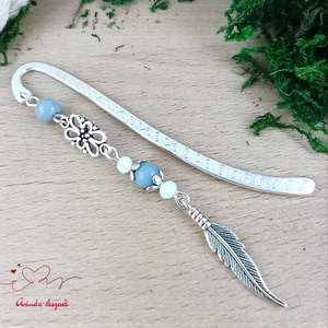 Szürke toll könyvjelző  - könyv & zene - könyvjelző - Meska.hu