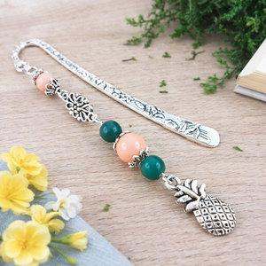 Ananász könyvjelző  - vidám nyári ajándék könyvszeretőknek - Meska.hu