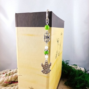 Angyalkás könyvjelző pedagógusnapra - kedves ajándék tanároknak és óvónőknek zöld színben - könyv & zene - könyvjelző - Meska.hu