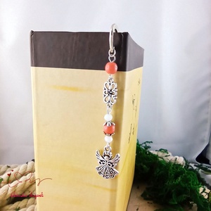 Angyalkás könyvjelző pedagógusnapra - kedves ajándék tanároknak és óvónőknek narancs színben - könyv & zene - könyvjelző - Meska.hu