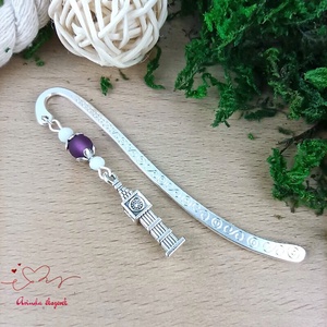 Big Ben könyvjelző � angoltanár ajándék pedagógusnapra, évzáróra, egyedi fém könyvjelző London motívummal - könyv & zene - könyvjelző - Meska.hu