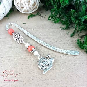 Csiga medálos könyvjelző � vidám, szerethető ajándék - könyv & zene - könyvjelző - Meska.hu