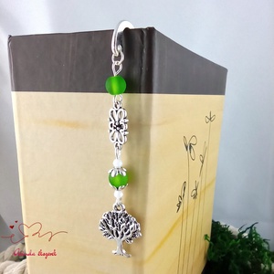 Zöld életfás könyvjelző � pedagógusnapi ajándék - könyv & zene - könyvjelző - Meska.hu