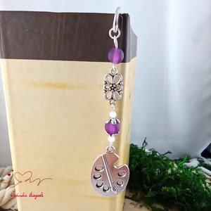 Lila festőpalettás könyvjelző � pedagógusnapi és évzáró ajándék tanároknak - könyv & zene - könyvjelző - Meska.hu