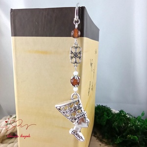 Barna fáraó mintás könyvjelző � történelemtanár ajándék - könyv & zene - könyvjelző - Meska.hu