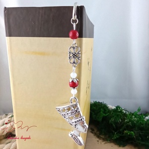 Piros fáraó mintás könyvjelző � történelemtanár ajándék - könyv & zene - könyvjelző - Meska.hu