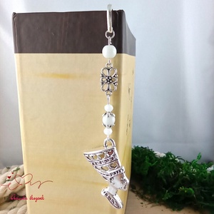 Fehér fáraó mintás könyvjelző � történelemtanár ajándék - könyv & zene - könyvjelző - Meska.hu