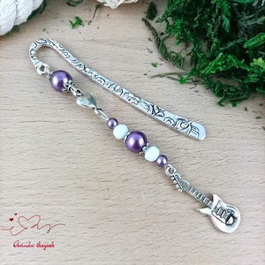 Lila gitáros könyvjelző � egyedi, kézműves ajándék zenekedvelőknek - könyv & zene - könyvjelző - Meska.hu