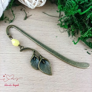 Kála virágos könyvjelző � egyedi, kézműves ajándék olvasóknak, Könyv & Zene, Könyvjelző, Ékszerkészítés, Gyöngyfűzés, gyöngyhímzés, MESKA