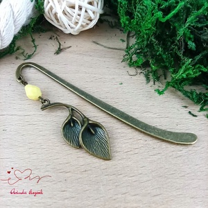 Kála virágos könyvjelző � egyedi, kézműves ajándék olvasóknak - könyv & zene - könyvjelző - Meska.hu