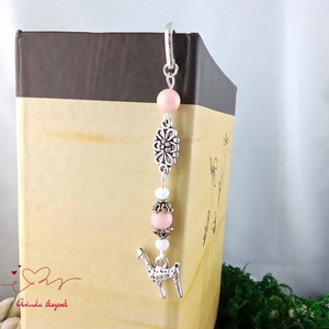 Rózsaszín láma könyvjelző � vidám, kézműves ajándék olvasóknak - könyv & zene - könyvjelző - Meska.hu