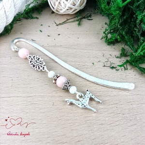 Rózsaszín láma könyvjelző � vidám, kézműves ajándék olvasóknak - Meska.hu