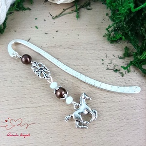 Barna ló könyvjelző � elegáns, kézműves ajándék lovasoknak és állatbarátoknak - Meska.hu